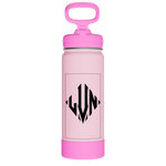 Actives Kids Glow In The Dark Water Bottle With Straw Lid - customized