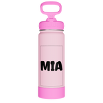 Actives Kids Glow In The Dark Water Bottle With Straw Lid - customized