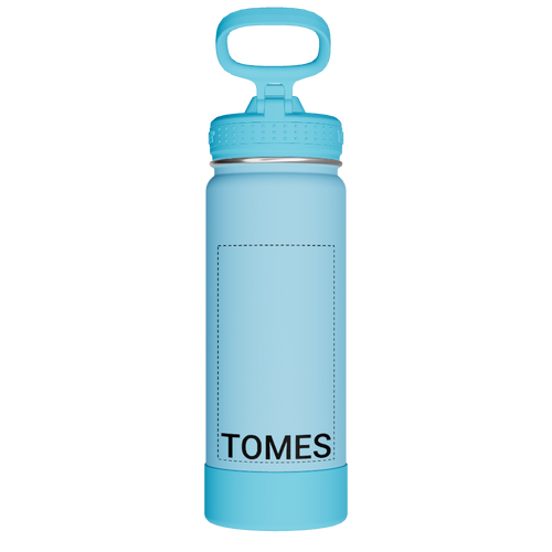 Actives Kids Glow In The Dark Water Bottle With Straw Lid - customized