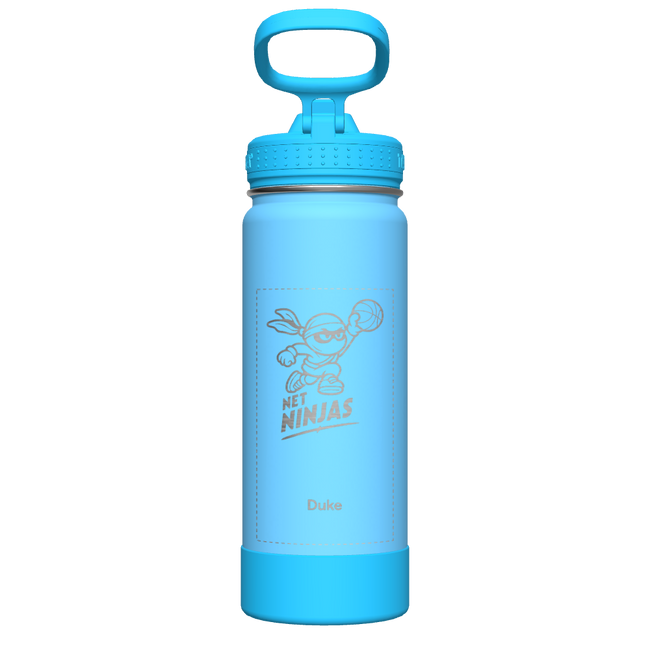 Actives Kids Glow In The Dark Water Bottle With Straw Lid - customized