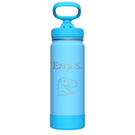Actives Kids Glow In The Dark Water Bottle With Straw Lid - customized