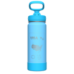 Actives Kids Glow In The Dark Water Bottle With Straw Lid - customized