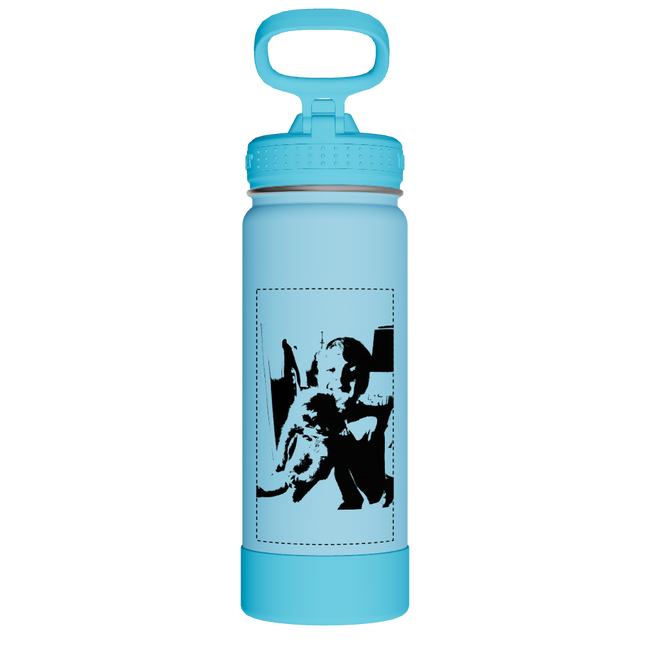 Actives Kids Glow In The Dark Water Bottle With Straw Lid - customized