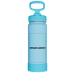 Actives Kids Glow In The Dark Water Bottle With Straw Lid - customized