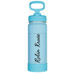 Actives Kids Glow In The Dark Water Bottle With Straw Lid - customized