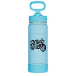 Actives Kids Glow In The Dark Water Bottle With Straw Lid - customized