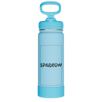 Actives Kids Glow In The Dark Water Bottle With Straw Lid - customized