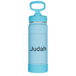 Actives Kids Glow In The Dark Water Bottle With Straw Lid - customized