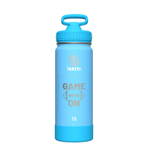 Actives Kids Glow In The Dark Water Bottle With Straw Lid - customized