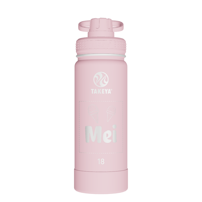 Actives Water Bottle With Spout Lid - customized