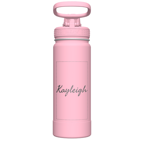 Actives Water Bottle With Spout Lid - customized