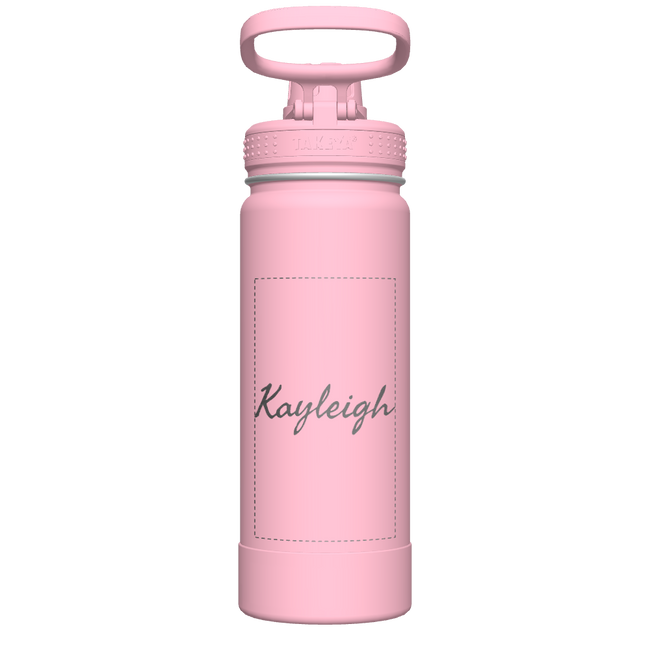 Actives Water Bottle With Spout Lid - customized