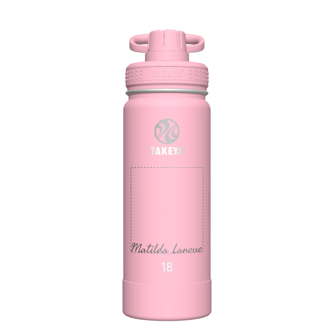 Actives Water Bottle With Spout Lid - customized