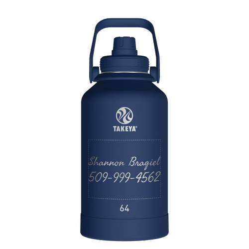 Actives Water Bottle With Spout Lid - customized