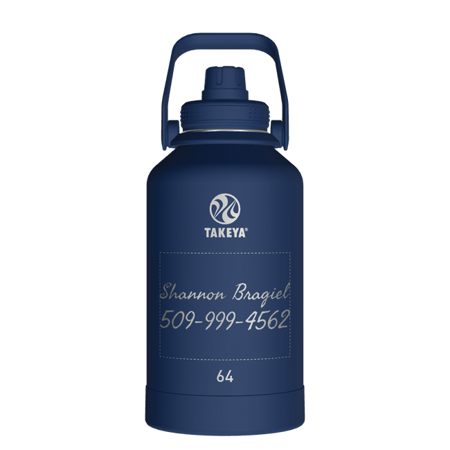Actives Water Bottle With Spout Lid - customized