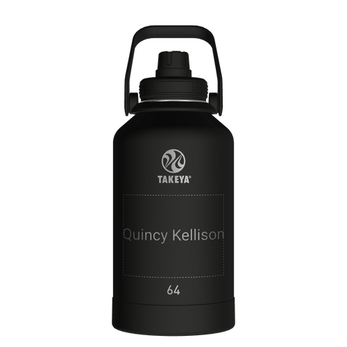 Actives Water Bottle With Spout Lid - customized