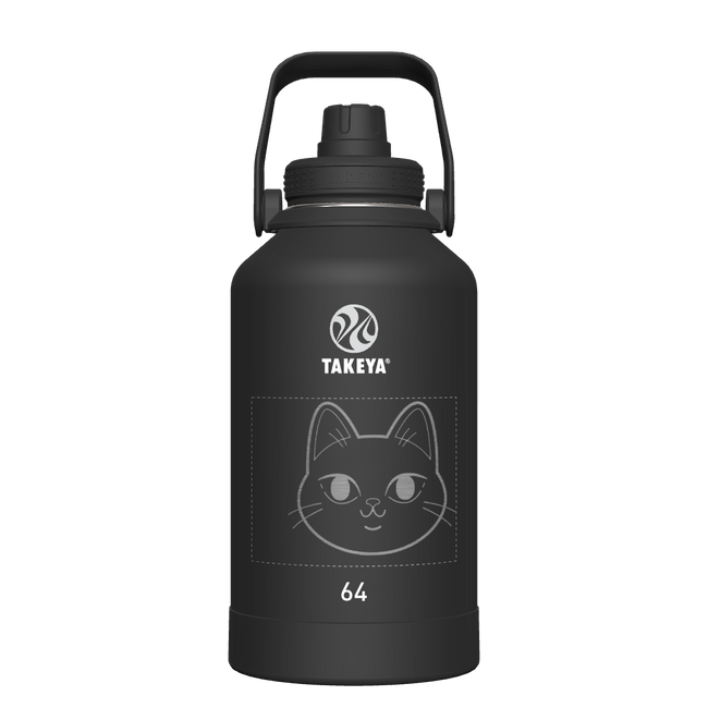 Actives Water Bottle With Spout Lid - customized