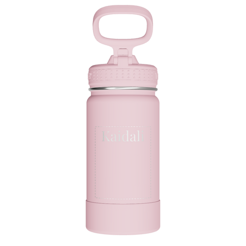 Actives Kids Water Bottle With Straw Lid - customized