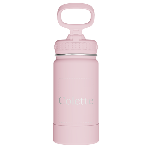 Actives Kids Water Bottle With Straw Lid - customized