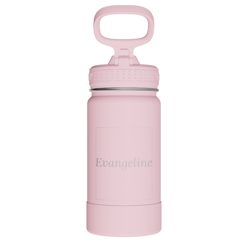 Actives Kids Water Bottle With Straw Lid - customized