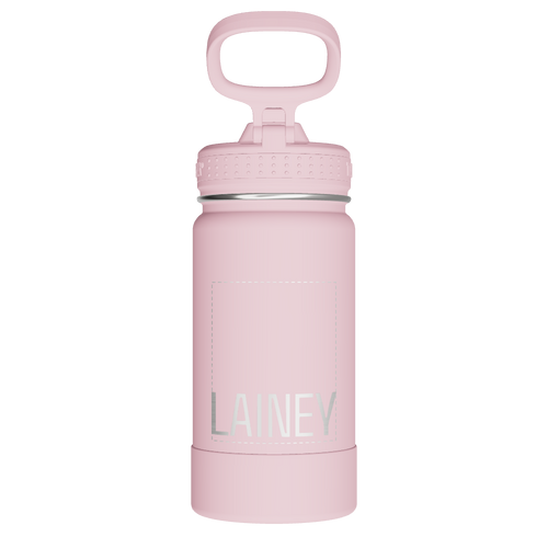 Actives Kids Water Bottle With Straw Lid - customized