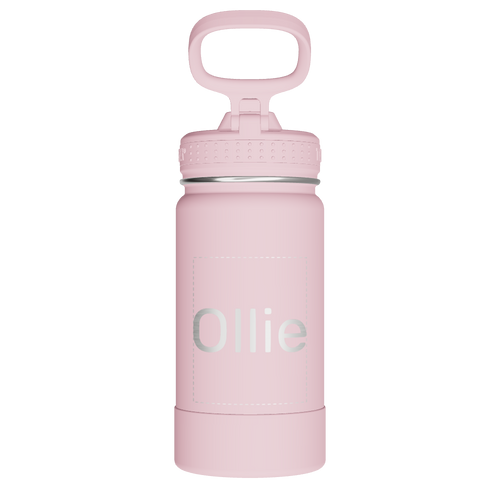 Actives Kids Water Bottle With Straw Lid - customized