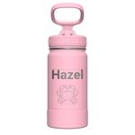 Actives Kids Water Bottle With Straw Lid - customized