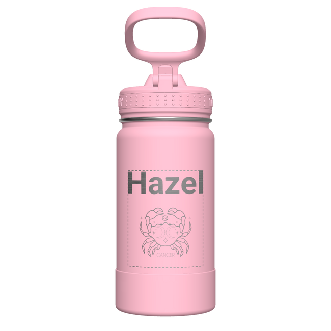 Actives Kids Water Bottle With Straw Lid - customized