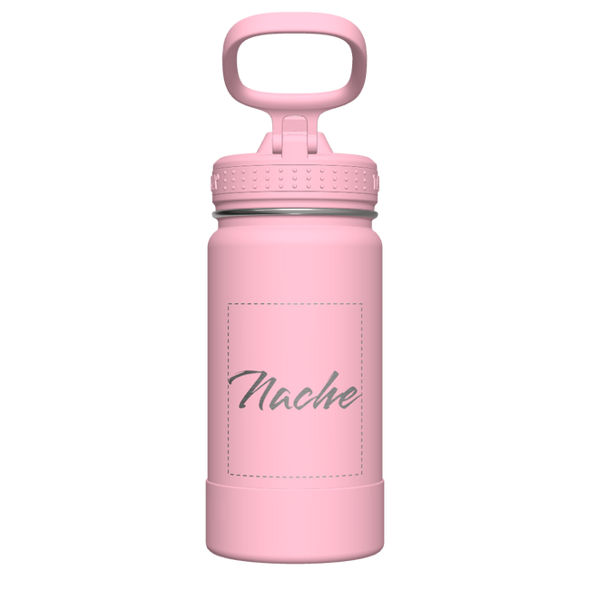 Actives Kids Water Bottle With Straw Lid - customized