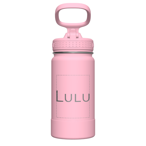 Actives Kids Water Bottle With Straw Lid - customized