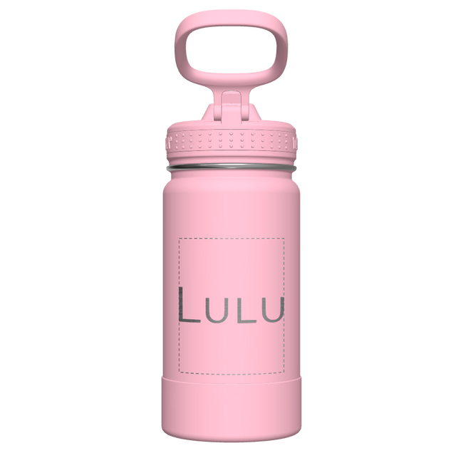 Actives Kids Water Bottle With Straw Lid - customized