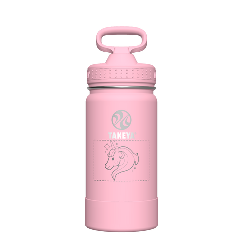 Actives Kids Water Bottle With Straw Lid - customized