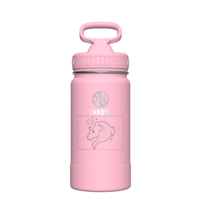 Actives Kids Water Bottle With Straw Lid - customized
