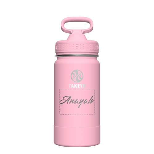 Actives Kids Water Bottle With Straw Lid - customized