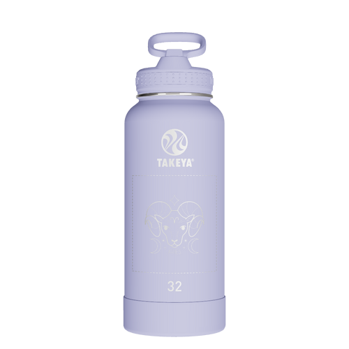 Actives Water Bottle With Straw Lid - customized