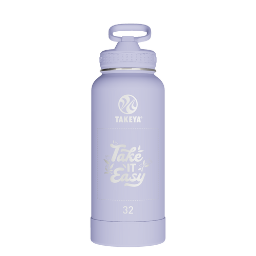 Actives Water Bottle With Straw Lid - customized