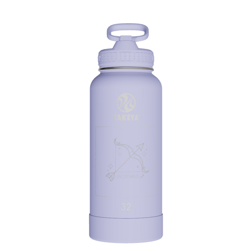 Actives Water Bottle With Straw Lid - customized