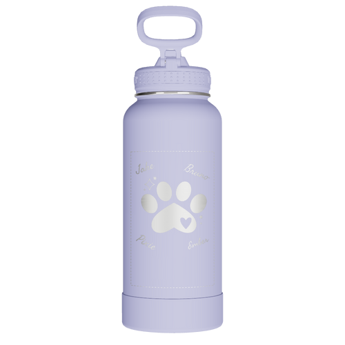 Actives Water Bottle With Straw Lid - customized
