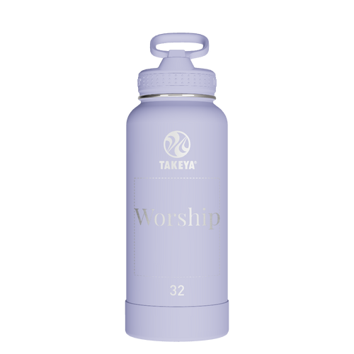 Actives Water Bottle With Straw Lid - customized
