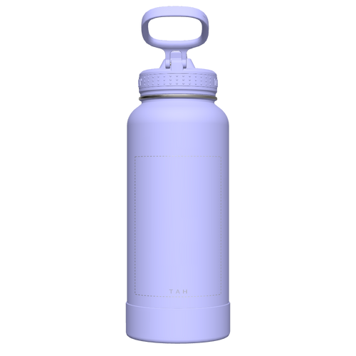 Actives Water Bottle With Straw Lid - customized