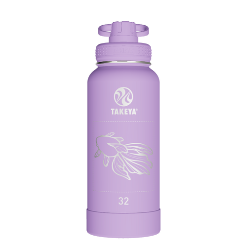Actives Water Bottle With Spout Lid - customized