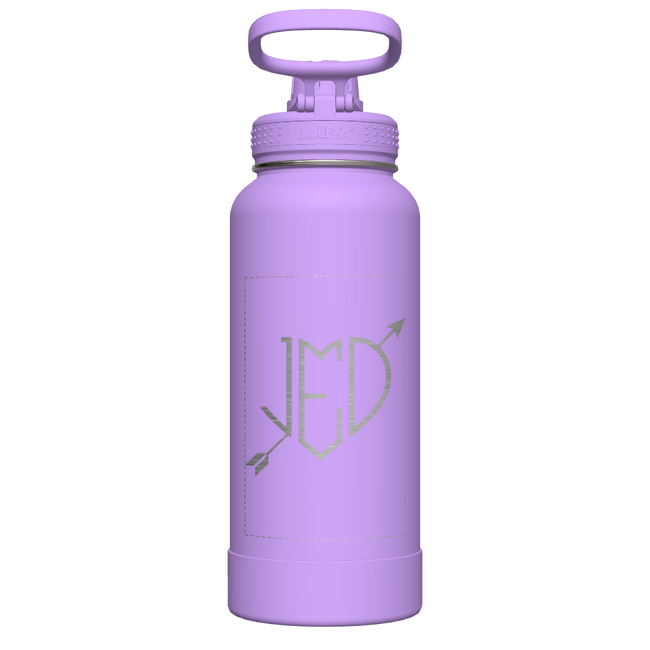 Actives Water Bottle With Spout Lid - customized