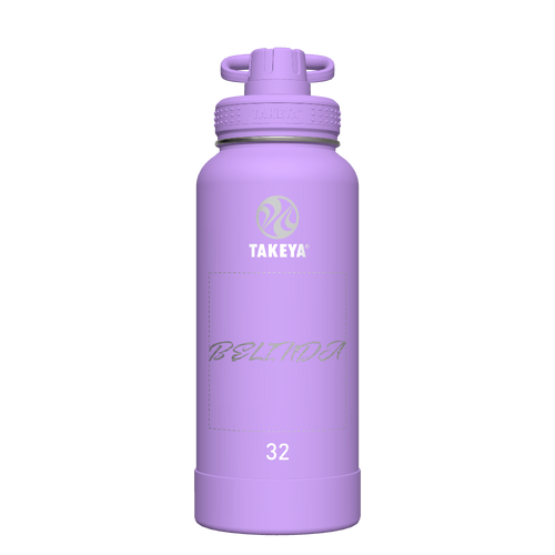 Actives Water Bottle With Spout Lid - customized