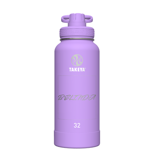 Actives Water Bottle With Spout Lid - customized
