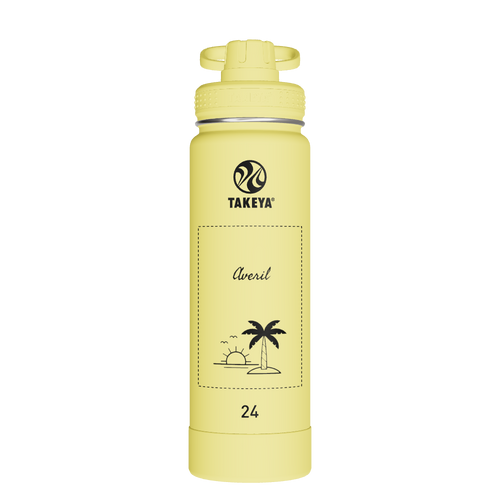 Actives Water Bottle With Spout Lid - customized