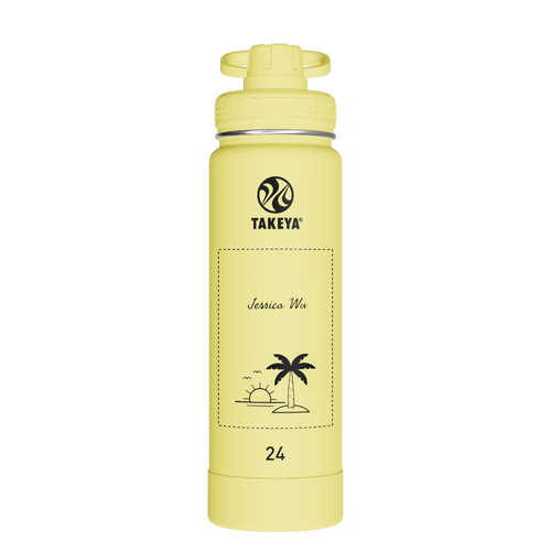Actives Water Bottle With Spout Lid - customized