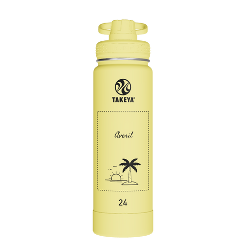 Actives Water Bottle With Spout Lid - customized