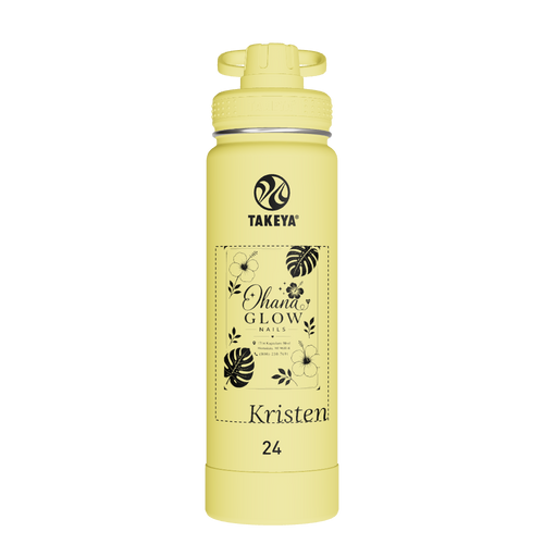 Actives Water Bottle With Spout Lid - customized