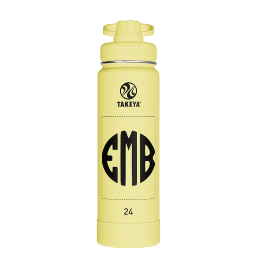 Actives Water Bottle With Spout Lid - customized