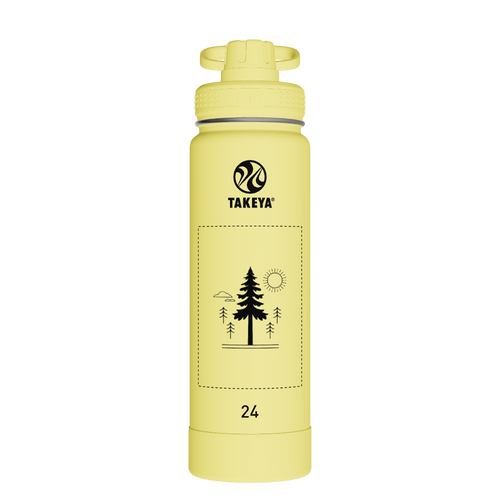 Actives Water Bottle With Spout Lid - customized